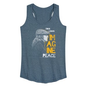 Women's - John Lennon - John Lennon Profile Graphic Racerback Tank - 1 of 3