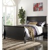 NicBex Modern Twin/Full/Queen/King Size Platform Bed Frame with Elegant Sleigh Design Headboard and Footboard,Box Spring Needed,Easy Assembly - 2 of 4