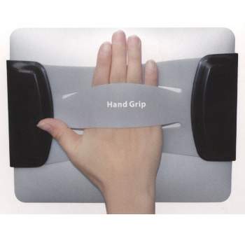 Wirex HandGrip Tablet Handle for iPad 3, iPad 2, iPad, Galaxy Tab - Gray & Black