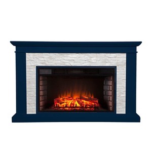 Ledgestone Electric Fireplace - SEI - 1 of 4
