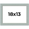 PosterPalooza | Refined Blue Picture Frame - UV Acrylic, Backing Board, Hanging Hardware Included - 2 of 4