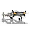 1940s U.S. Twin-Engine Fighter Plane Model 5 Inch H – Iron Vintage Replica with Guns ByOld Modern Handicrafts - 3 of 4