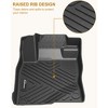 COZONY TPE Floor Mats for 2012-2015 Honda Civic 4dr – Custom Fit, All-Weather, Raised Ribs, Odorless, Black - 4 of 4
