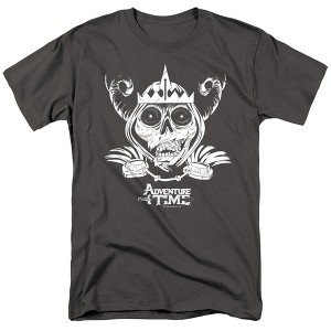 Men's Adventure Time Skull Face T-Shirt - 1 of 4
