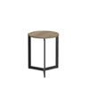 FONTOI End Tables Slim Side Table Morden Wooden End Table, Sturdy Solid construction Stand, Elegant Accent Furniture, Black, 15.75"*15.75"*19.68" - 2 of 4