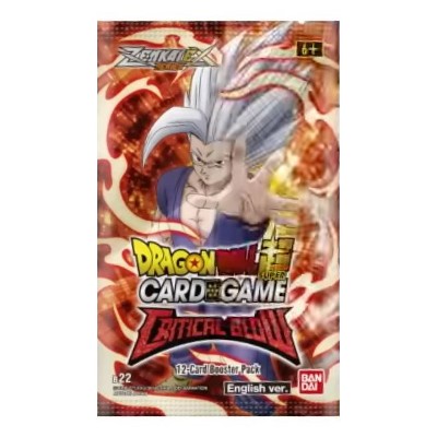 BANDAI DRAGON BALL SUPER TCG: ZENKAI SERIES EX: BOOSTER PACK - [BT22] CRITICAL BLOW