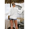 Imily Bela Womens Oversized Crochet Pullover Sweaters and Billowing Sleeves - 4 of 4