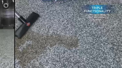 Bissell 6 Gallon Red Stainless Steel Wet and Dry Auto Vacuum