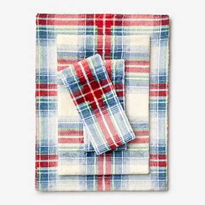 BrylaneHome BH Studio 4 Piece Microfleece Sheet Set
