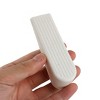 Unique Bargains Home Office Rubber Non-Slip Doorstops White 4" x 1.2" x 1.1" 2 Pcs - image 3 of 3