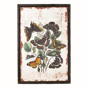 tagltd Butterfly Wall Art 23.62 x 15.75 x 1 Inches. - 1 of 2