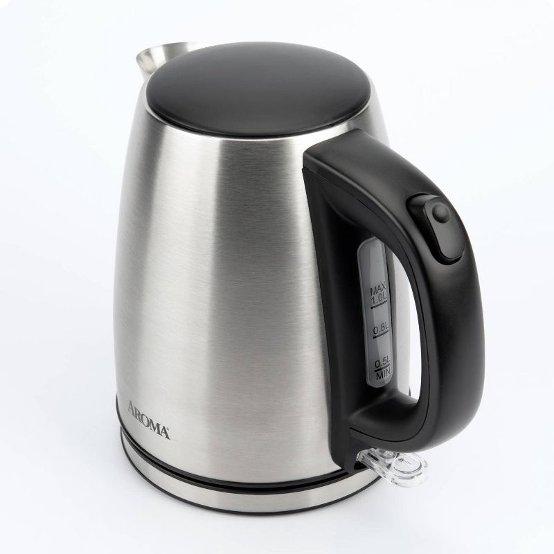 Aroma 1L Electric Water Kettle - Stainless Steel, 2 of 12