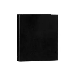 Staples 358175 2-Inch Simply View Binder with Round Rings Black 12/Pack 