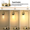 ROTTOGOON Touch Control Table Lamps Set of 2 with 2 USB Ports + 2 AC Outlets, Dimmable Bedside Nightstand Reading Lamps with 2700K LED Bulbs - 2 of 4