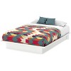 HomeStock Platform Bed - Modern Design Chocolate Step One - 3 of 4