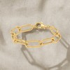 Ross-Simons 18kt Gold Over Sterling Large Paper Clip Link Bracelet - 4 of 4