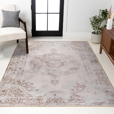 JONATHAN Y Rosalia Cottage Medallion Area Rug
