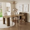 Lirago Modern Extendable Rectangular Dining Table with Storage 36.8"H x 10.63"D x 36.61"W - 2 of 4
