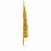 vidaXL Slim Artificial Half Christmas Tree - Gold PVC and Steel Christmas Tree - 4 of 4