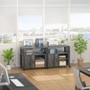 Aheaplus Rolling File Cabinet, Lateral Office Filing Cabinets with Charging Station - 3 of 4