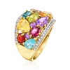 Ross-Simons 5.10 ct. t.w. Multi-Gemstone Ring in 18kt Gold Over Sterling - 3 of 4