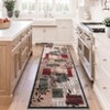 Modern Floral Runner Rug 2x6 Indoor Patchwork Printed Hallway Rug Non Slip Kitchen Rug Washable Living Room Carpet Runner Accent Throw Rugs - 4 of 4