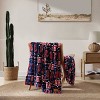 Wrangler 50"x70" Knockin Boots Throw Blanket Blue - 2 of 4