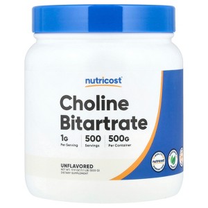 Nutricost Choline Bitartrate, Unflavored, 17.9 oz (500 g) - 1 of 2