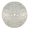 Northlight 48" Cream and Gold Wood Grain Pattern and Faux Fur Christmas Tree Skirt - 4 of 4
