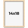PosterPalooza | Classic Modern Yellow Picture Frame - UV Acrylic, Foam Board Backing, Hanging Hardware - 2 of 4