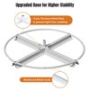 Yescom Vast-Starry 9Ft Solar Christmas Cone Tree Light 640 LED Light 8 Function Outdoor Holiday Decor Warm White - 3 of 4