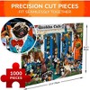 QUOKKA 1000 Piece Puzzles for Adults and Up - Jigsaw Puzzles for Men and Women - Funny Animals in Cafe for Kids - 3 of 4