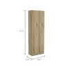 Chery Life 71" h Kitchen and Dining Cabinets, Double Door Storage Cabinet with 5 Shelves - 4 of 4
