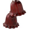 Northlight Fluted Bells Trio Christmas Decorations - 20" - Red - Set of 2 - 4 of 4