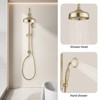 ALEXOUN   Shower Head with Handheld Shower System with 8" Rainfall Shower Head, Dual Shower Combo - 2 of 4