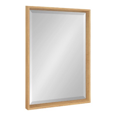 19.5" x 25.5" Calder Rectangle Wall Mirror Natural - Kate & Laurel All Things Decor