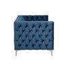 Modern 61 in.  Deep Dutch Velvet 2-Seater Loveseat with Iron Legs - Morden Fort - 4 of 4