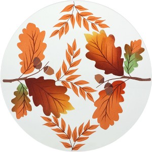 Pavilion Gift Company - Harvest Leaves - Candle Tray - Candle Holders - 1 of 4
