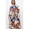 Women's Plus Size Ezra Print Maxi Dress - ivory | CITYCHIC - 4 of 4