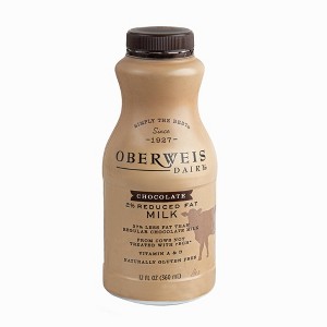 Oberweis 2% Reduced Fat Chocolate Milk - 12 fl oz - 1 of 1