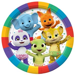 Treasures Gifted Word Party Plates 7in - Word Party Birthday Supplies - 16 Pack - 1 of 1