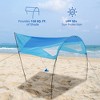 Whizmax Beach Shade, Beach Canopy, Provides 150 Sq. Ft. of Shade, Compact & Easy to Carry, Sets up in 3 Minutes - 3 of 4