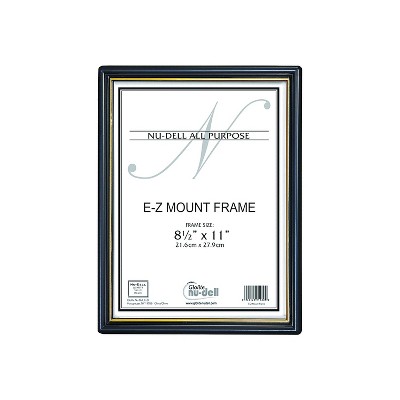 Nu-Dell NuEZ Mount Plastic Certificate Frame (10960) 709964