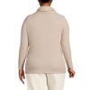 Lands' End Women's Long Sleeve Wide Rib Turtleneck - 2 of 4