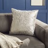 Letara Pillow - Silver/White - 18"X18" - Safavieh - 2 of 4