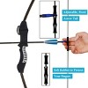 45" Youth Recurve Bow Set for Beginners, Includes 9 Arrows & 4 Targets, Outdoor Backyard Game Gift for Ages 8-16 - 4 of 4