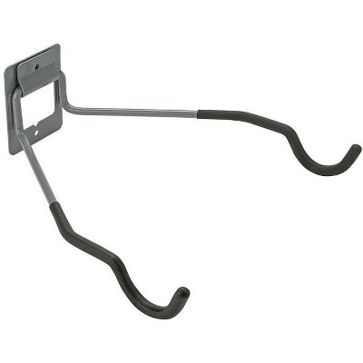 National Hardware 12 in. L Powder Coated Gray Steel Flip-Up Bike Hanger Holder 30 lb. cap. 1 pk (Case of 6)
