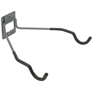 National Hardware 12 in. L Powder Coated Gray Steel Flip-Up Bike Hanger Holder 30 lb. cap. 1 pk (Case of 6) - 1 of 1