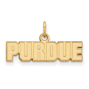 Black Bow Jewelry 14k Yellow Gold Purdue Boilermakers NCAA Extra Small Pendant - 1 of 3