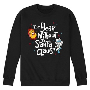 Men's - The Year Without a Santa Claus - Heat Miser and Snow Miser Graphic Fleece Sweatshirt - 1 of 4